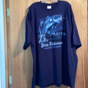 Big guys Bass fishing Shirt
